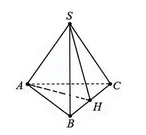 Cho hình chóp \(S.ABC\) có \(AB = AC, góc SAC = góc SAB. Tính số đo của góc giữa hai đường thẳng \(SA\) và \(BC\). (ảnh 1)