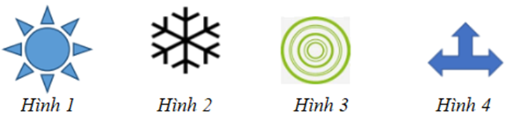 1. Cho các hình vẽ sau. Hình nào có nhiều trục đối xứng nhất?  2. Vẽ đoạn thẳng AB dài 3 cm.  a) Vẽ điểm I là trung điểm của đoạn thẳng AB. Tính độ dài đoạn thẳng AI (ảnh 1)