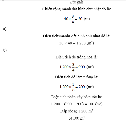 Bài tập cuối tuần Toán lớp 4 Kết nối tri thức Tuần 34 có đáp án (ảnh 1)