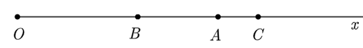 1. Hình ngũ giác đều có mấy trục đối xứng? Hãy vẽ để tìm trục đối xứng của hình ngũ giác đều trong hình bên.  2. Cho điểm A thuộc tia Ox sao cho OA = 5 cm. Trên tia Ox lấy điểm B sao cho OB = 3 cm. (ảnh 3)