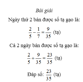 Bài tập cuối tuần Toán lớp 4 Kết nối tri thức Tuần 30 có đáp án (ảnh 1)