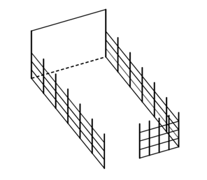 Chủ của một nhà hàng muốn làm tường rào bao quanh 600 m^2 đất để làm bãi đỗ xe. Ba cạnh của (ảnh 1)