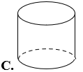 Em hãy chọn đáp án đúng nhất
Hình nào dưới đây là hình trụ?
A.
B.
C.
D. (ảnh 3)