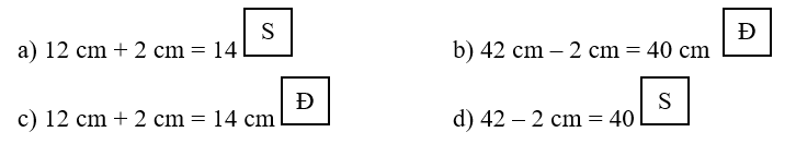 Đúng ghi Đ, sai ghi S vào ô trống:  
 (ảnh 2)