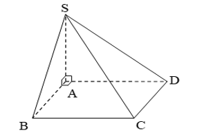 Cho hình chóp \(S.ABCD\) có đáy \(ABCD\) là hình vuông có cạnh bằng (ảnh 1)