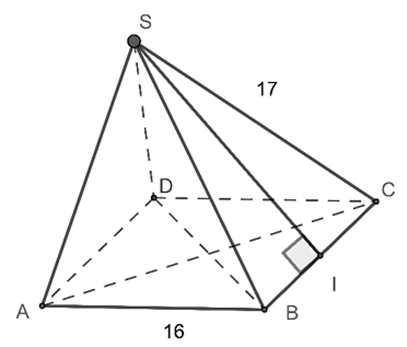 1. Một chiếc thang có chiều dài AB = 3,7 m đặt cách một bức tường khoảng cách BH = 1,2 m. a) Tính chiều cao AH (ảnh 2)