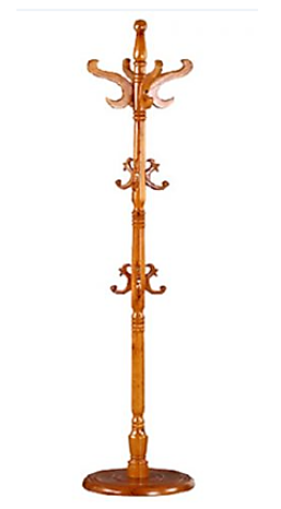 Một thanh treo quần áo bằng gỗ có đế hình tròn và chiều cao là \(1,8\)m (như hình vẽ minh họa bên dưới) (ảnh 1)