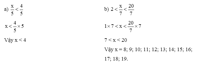 Tìm các giá trị số tự nhiên khác 0 thích hợp của x để:  (ảnh 2)