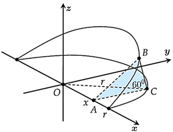 tính thể tích của khối (H) theo đơn vị centimét khối, làm tròn kết quả đến hàng đơn vị. (ảnh 2)