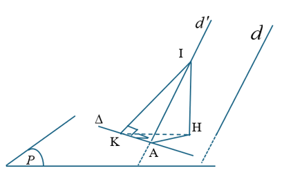 Trong không gian với hệ tọa độ \[Oxyz\], cho (P) :x - y + z - 2 = 0 (ảnh 1)