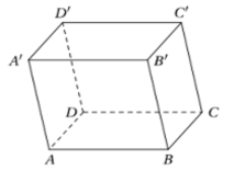 Cho hình hộp ABCD.A'B'C'D'. Khẳng định nào đúng? (ảnh 1)