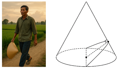 tính thể tích của khối (H) theo đơn vị centimét khối, làm tròn kết quả đến hàng đơn vị. (ảnh 1)