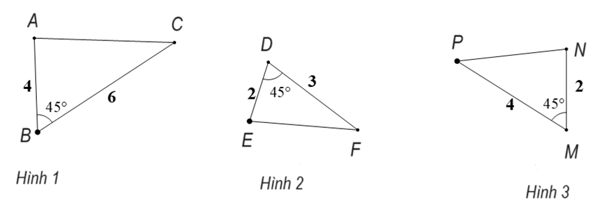 Cho hình vẽ. Hãy chỉ ra cặp tam giác đồng dạng trong các tam giác sau: (ảnh 1)