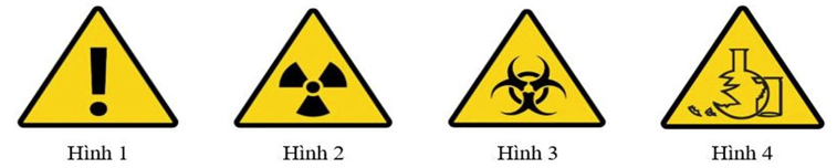 Biển báo nào dưới đây cảnh báo khu vực có chất phóng xạ? (ảnh 1)