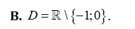 Tìm tập xác định D của hàm số f(x) = căn bậc hai x + 1 + 1/x. (ảnh 4)
