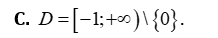 Tìm tập xác định D của hàm số f(x) = căn bậc hai x + 1 + 1/x. (ảnh 5)