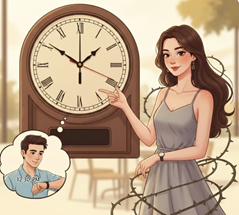 Nếu người bạn trai ấy đến địa điểm hẹn vào lúc 12h30 trưa thì anh ấy sẽ phải chờ Mai bao nhiêu phút (làm tròn kết quả đến hàng phần chục)? (ảnh 1)