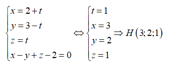 Trong không gian Oxyz, cho mặt phẳng x - y + z - 2 = 0 và hai điểm (ảnh 1)
