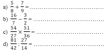 Bài tập cuối tuần Toán lớp 4 Kết nối tri thức Tuần 34 có đáp án (ảnh 1)