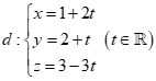 Trong không gian với hệ tọa độ Oxyz , biết đường thẳng d  đi qua điểm M ( 1;2;3)  và có một vectơ chỉ phương (ảnh 3)
