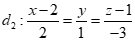 Trong không gian với hệ tọa độ Oxyz , biết đường thẳng d  đi qua điểm M ( 1;2;3)  và có một vectơ chỉ phương (ảnh 5)