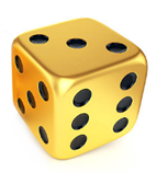 Một con xúc xắc 6 mặt, số chấm ở mỗi mặt lần lượt là 1 chấm, 2 chấm, 3 chấm, 4 chấm, 5 chấm và 6 chấm (như hình vẽ). Gieo xúc xắc đó một lần thì có bao nhiêu kết quả có thể xảy ra đối với mặt xuất hiện của xúc xắc? (ảnh 1)