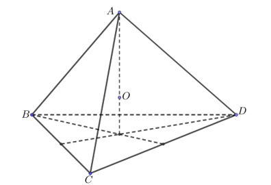 Cho tứ diện đều \(ABCD\) có cạnh bằng 1. Trên các mặt phẳng (ảnh 1)