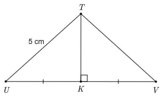 Cho hình vẽ bên. Độ dài cạnh TV bằng (ảnh 1)