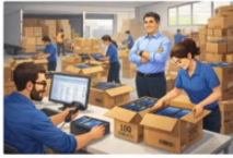 Một cửa h&agrave;ng cần nhập 2500 chiếc m&aacute;y t&iacute;nh bảng trong 1 năm. Cửa h&agrave;ng chọn chia th&agrave;nh nhiều đợt giao h&agrave;ng, mỗi đợt giao \(x\) chiếc \(\left( {1 \le x \le 2500,\,x \in {\mathbb{N}^*}} \right)\). (ảnh 1)