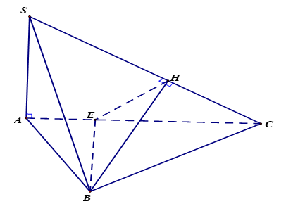 Số đo của góc nhị diện ASCB bằng m độ Giá trị của mbằng bao nhiêu? (ảnh 1)