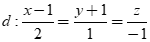 Trong không gian với hệ toạ độ Oxyz  cho điểm M ( 2;1;0)  và đường thẳng (ảnh 1)
