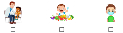 I. Listen and tick the correct pictures. (ảnh 1)