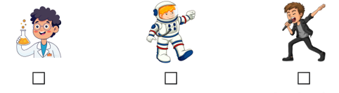 I. Listen and tick the correct pictures. (ảnh 1)