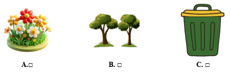 What is not near the fountain? (ảnh 1)