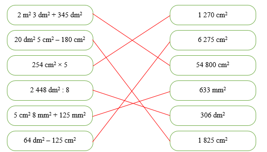 Nối số đo thích hợp (ảnh 2)