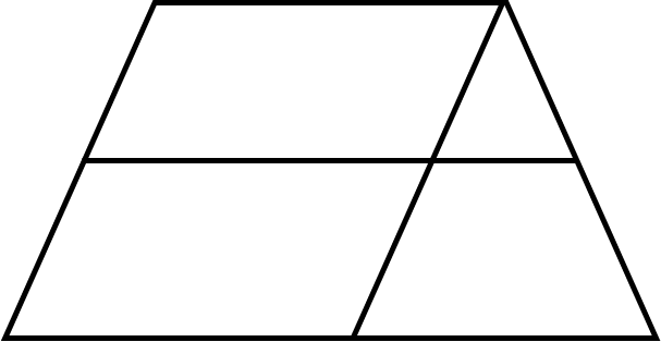 Hình vẽ bên có … hình bình hành. Số thích hợp điền vào chỗ chấm là: (ảnh 1)