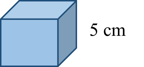 Hình dưới đây chứa được bao nhiêu hình lập phương cạnh 1 cm? (ảnh 1)