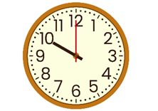 What time is it? A. It’s ten o’clock. B. It’s nine o’clock. C. It’s eight o’clock. (ảnh 1)