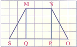 Đ; S ?     Hình vẽ bên có:     	  a) Đoạn thẳng MN và QP song song với nhau. (ảnh 1)