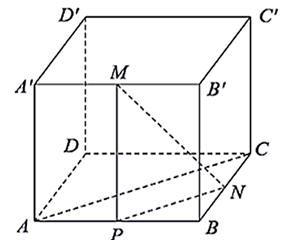 Vậy \(\left( {MN,\,\,AC} \right) = 60^\circ .\) Chọn C. (ảnh 1)