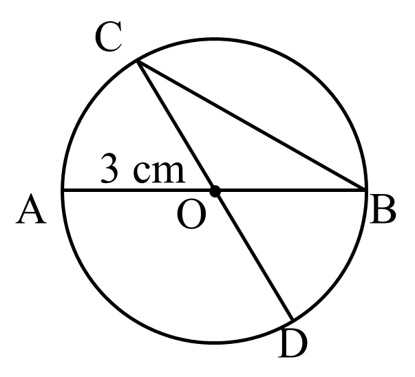 Điền vào chỗ chấm  a) Hình tròn tâm …..; đường kính ……, ……; bán kính ….., ….., ….., …..  b) OC = ….. = ….. = ….. = ….. cm  c) Độ dài đường kính CD là: ….. cm (ảnh 1)
