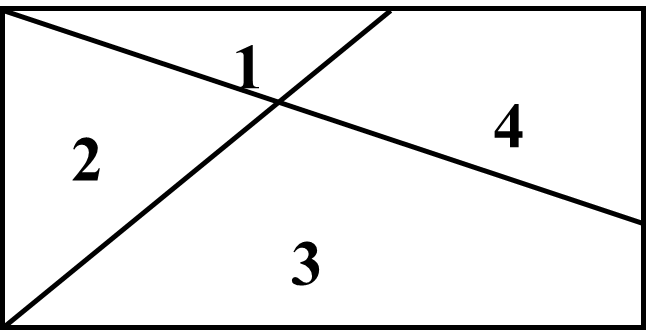 Điền số thích hợp vào chỗ chấm Hình vẽ bên có: …… hình tam giác …… hình tứ giác (ảnh 2)