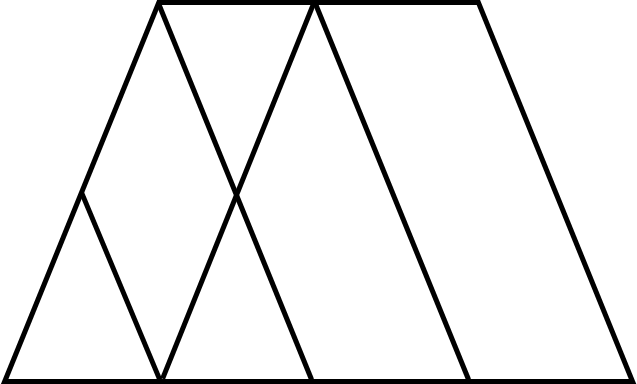 Điền số thích hợp vào chỗ chấm Hình vẽ bên có: … hình bình hành … hình thoi (ảnh 1)