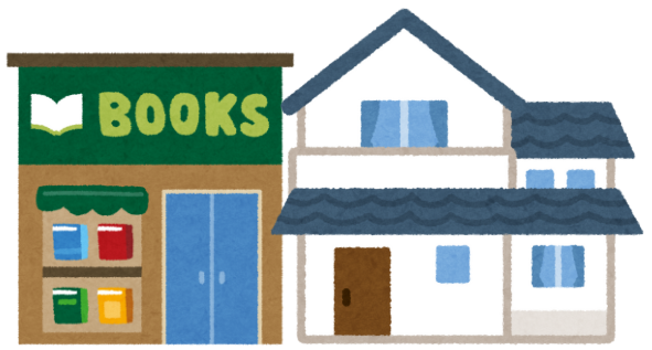 _____ - Where’s your house? - It’s next to the bookstore. (ảnh 1)