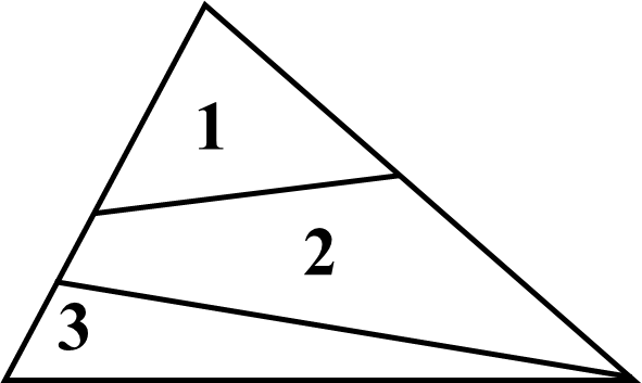 Hình vẽ bên có: ….. hình tam giác 	A. 3	 	B. 4	 	C. 5	 	D. 6 (ảnh 2)