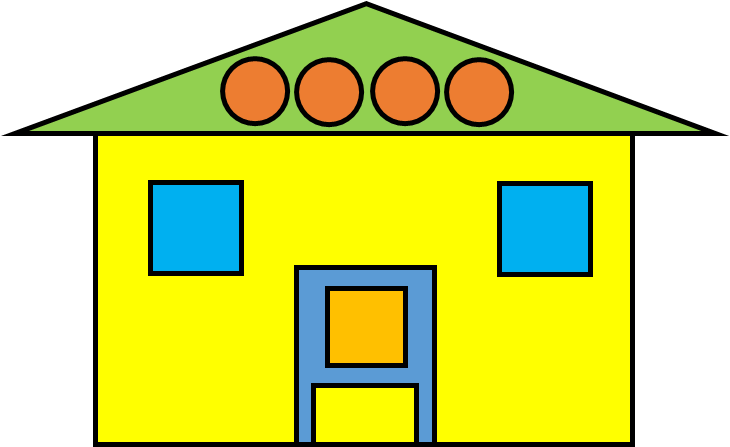 Hình sau có bao nhiêu hình vuông? Hình tròn? Hình tam giác? Hình chữ nhật? (ảnh 1)