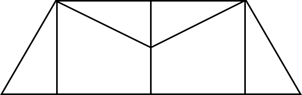 Điền số thích hợp vào chỗ chấm Hình vẽ trên có: 	…… hình tam giác		…… hình vuông (ảnh 1)