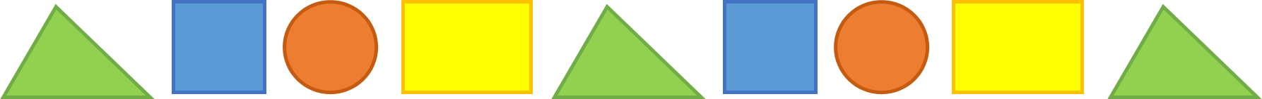 a) Hình thứ 8 là hình ……………….….., màu ………………… (ảnh 1)