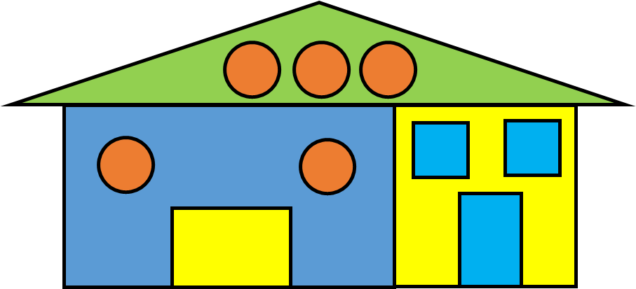 Hình sau có bao nhiêu hình vuông? Hình tròn? Hình tam giác? Hình chữ nhật? (ảnh 1)