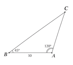    Trong \(\Delta ABC\) ta c&oacute;: (ảnh 1)